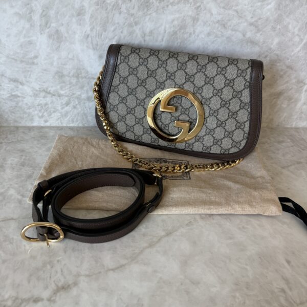 Gucci Blondie Small Shoulder Bag Brown