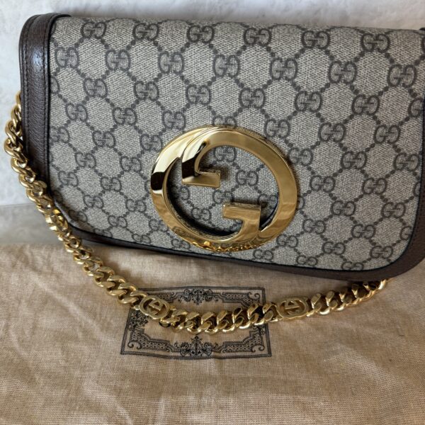 Gucci Blondie Small Shoulder Bag Brown