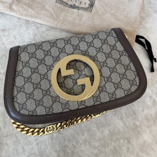 Gucci Blondie Small Shoulder Bag Brown