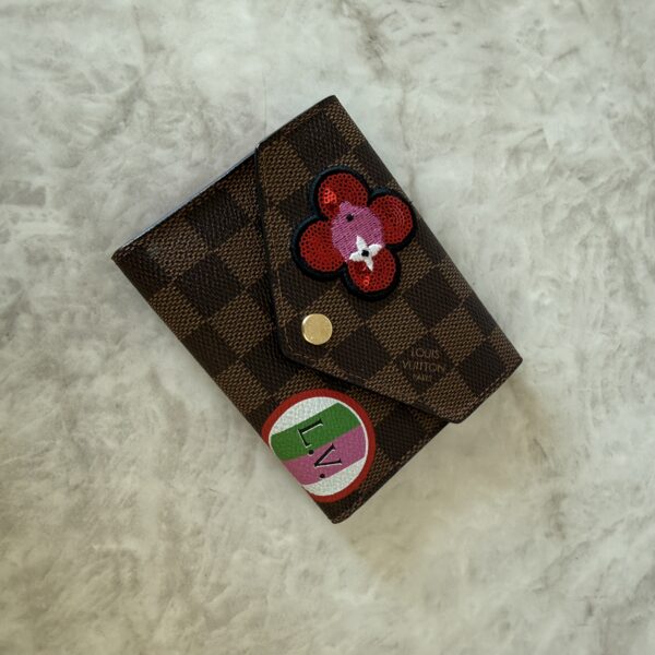Louis Vuitton Victorine Wallet Limited Edition Patches Damier