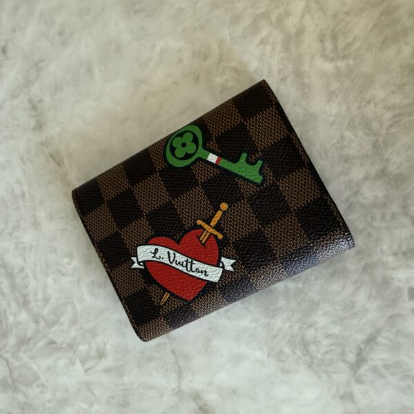 Louis Vuitton Victorine Wallet Limited Edition Patches Damier
