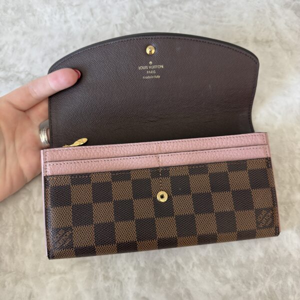 Louis Vuitton Damier Ebene Normandy Wallet Magnolia
