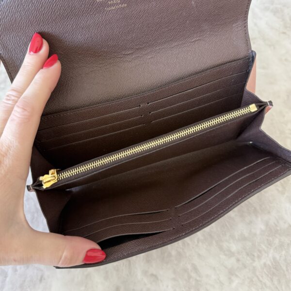 Louis Vuitton Damier Ebene Normandy Wallet Magnolia