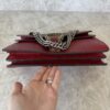 Gucci Red Leather Dionysus Small Shoulder Bag Crystals