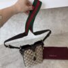 Gucci Supreme GG Canvas/Leather Jackie Small Bucket Crossbody Bag