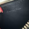 Christian Dior Black Smooth Calfskin Leather Saddle Pouch Crossbody Bag