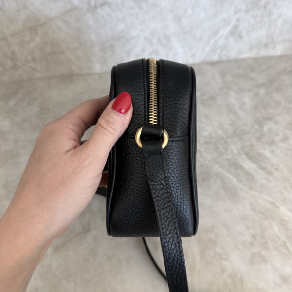 Gucci Calfskin Small Soho Disco Bag Black