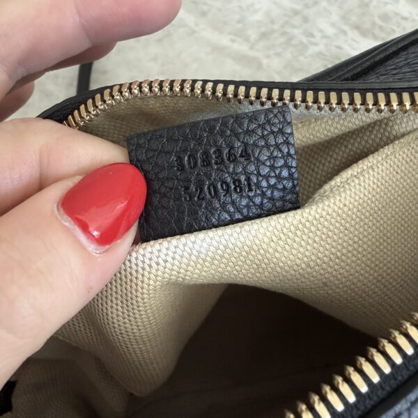 Gucci Calfskin Small Soho Disco Bag Black