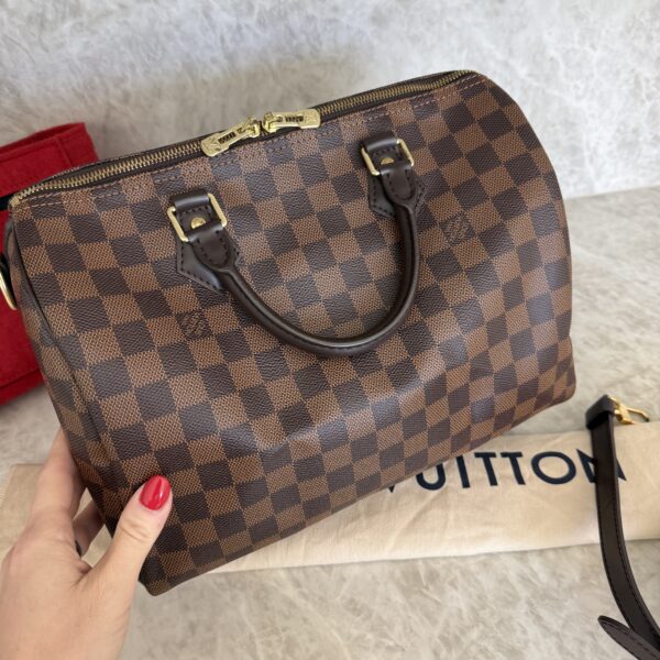 Louis Vuitton Damier Ebene Speedy 30 Bandouliere NM