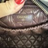 Chanel Curvy Cosmetic Pouch Quilted Caviar Medium