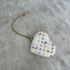 Louis Vuitton Monogram Multicolor Coeur Heart Coin Purse White