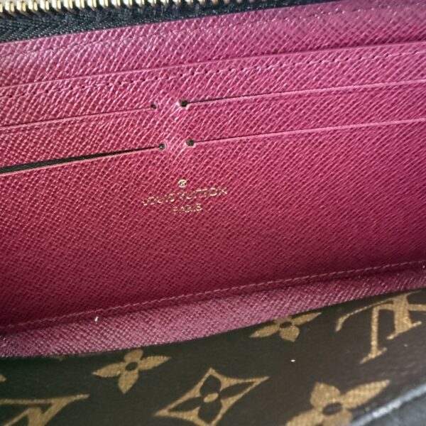 Louis Vuitton Monogram Clemence Wallet Fuchsia