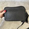 Gucci Calfskin Small Soho Disco Bag Black