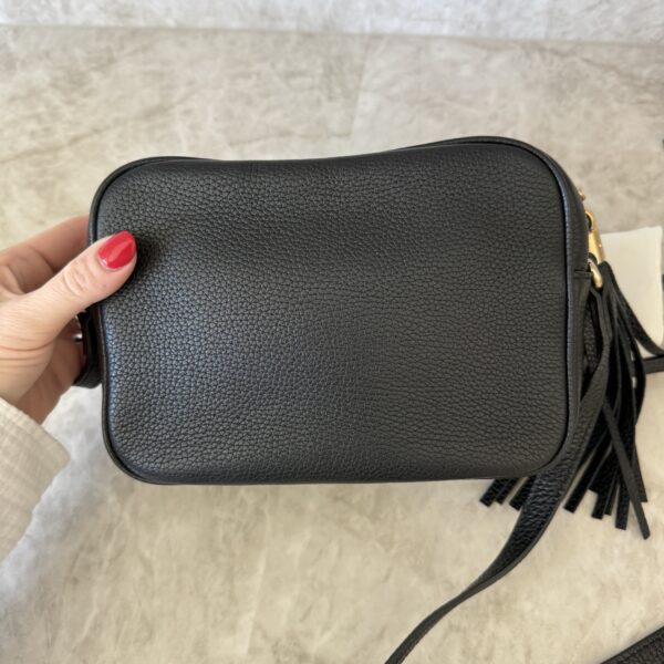 Gucci Calfskin Small Soho Disco Bag Black