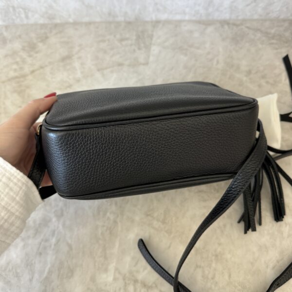 Gucci Calfskin Small Soho Disco Bag Black