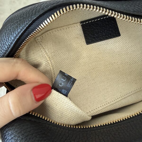 Gucci Calfskin Small Soho Disco Bag Black