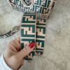 Fendi Leather Kan I F Logo Shoulder Bag