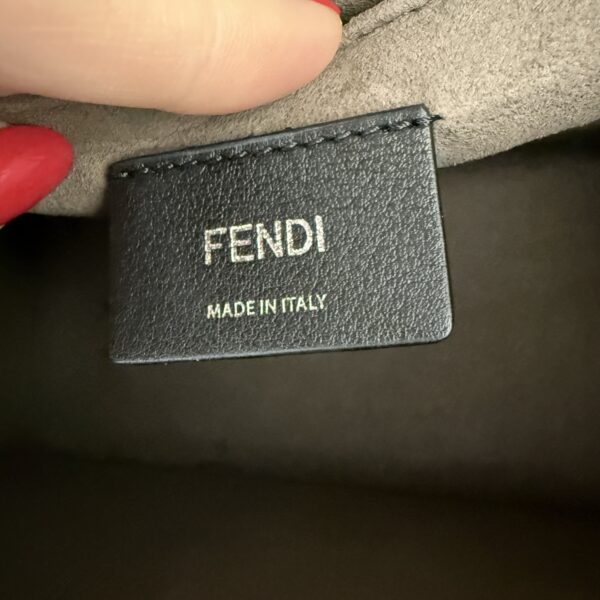 Fendi Leather Kan I F Logo Shoulder Bag