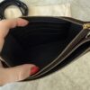 Louis Vuitton Double Zip Pochette Limited Edition Reverse Monogram Giant