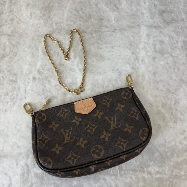 Louis Vuitton Multi Pochette Accessoires Pouch Monogram Canvas Small