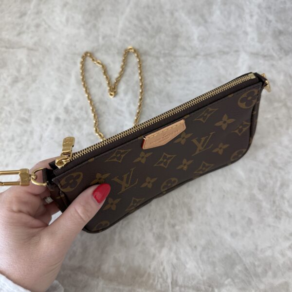 Louis Vuitton Multi Pochette Accessoires Pouch Monogram Canvas Small