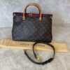 Louis Vuitton Monogram Pallas Clutch Grape