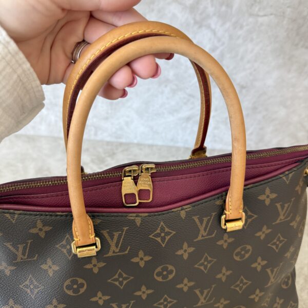Louis Vuitton Monogram Pallas Clutch Grape