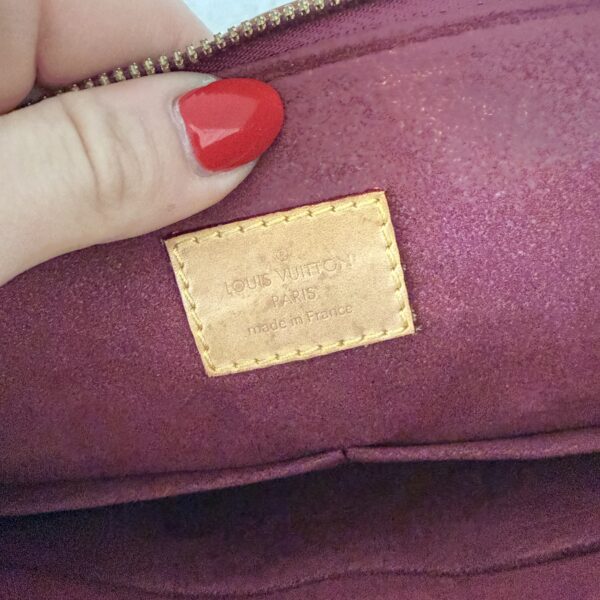Louis Vuitton Monogram Pallas Clutch Grape