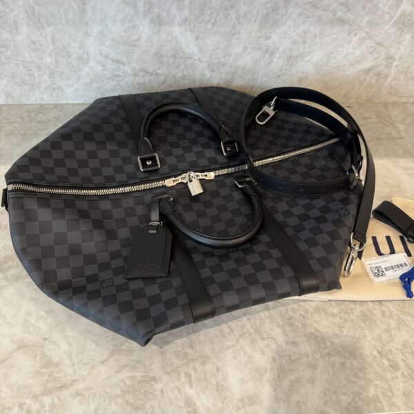 Louis Vuitton Damier Graphite Keepall Bandouliere 55