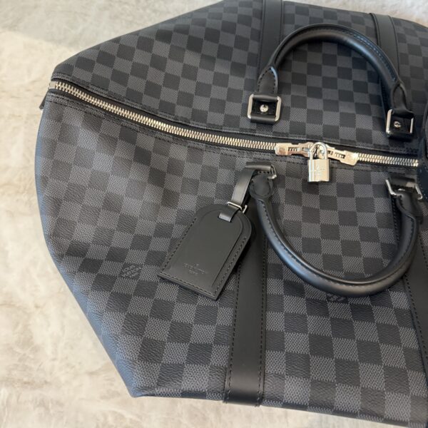 Louis Vuitton Damier Graphite Keepall Bandouliere 55