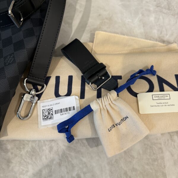 Louis Vuitton Damier Graphite Keepall Bandouliere 55