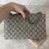 Gucci GG Supreme Monogram Small Dionysus Shoulder Bag Taupe