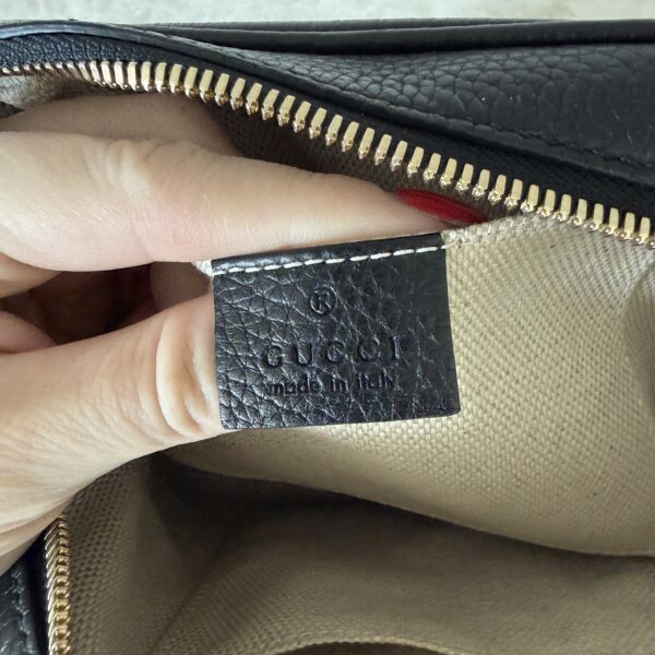 Gucci Calfskin Small Soho Disco Bag Black
