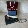Gucci Dollar Calfskin Interlocking G Chain Wallet Caspian