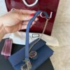 Gucci Dollar Calfskin Interlocking G Chain Wallet Caspian