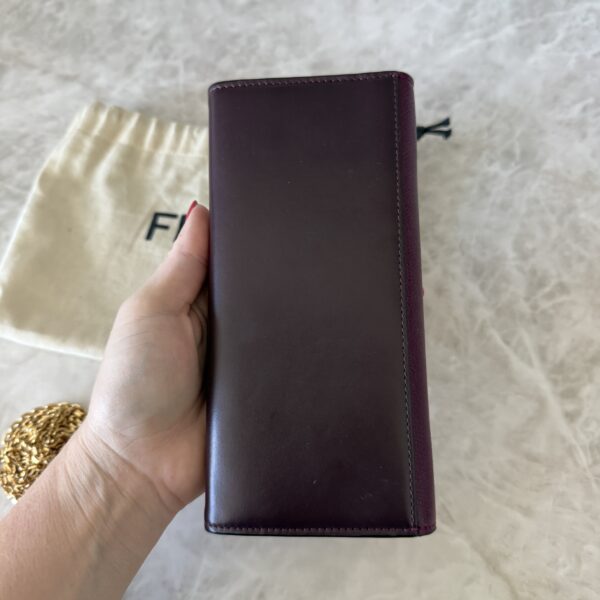 Fendi FF Diamonds Continental Wallet With Chain