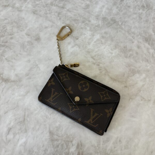 Louis Vuitton Monogram Recto Verso Card Holder Black