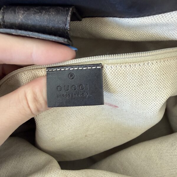 Gucci Monogram Medium Sukey Tote Brown
