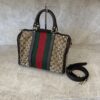 Gucci Monogram Vintage Web Medium Boston