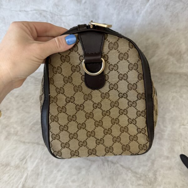 Gucci Monogram Vintage Web Medium Boston