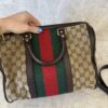Gucci Monogram Vintage Web Medium Boston