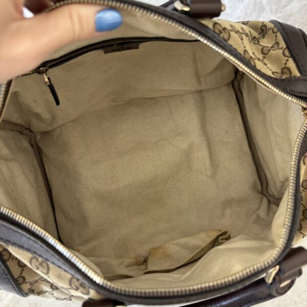 Gucci Monogram Vintage Web Medium Boston
