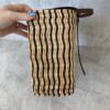 Loewe Paula's Ibiza Square Basket Tote Woven Reed with Leather Small