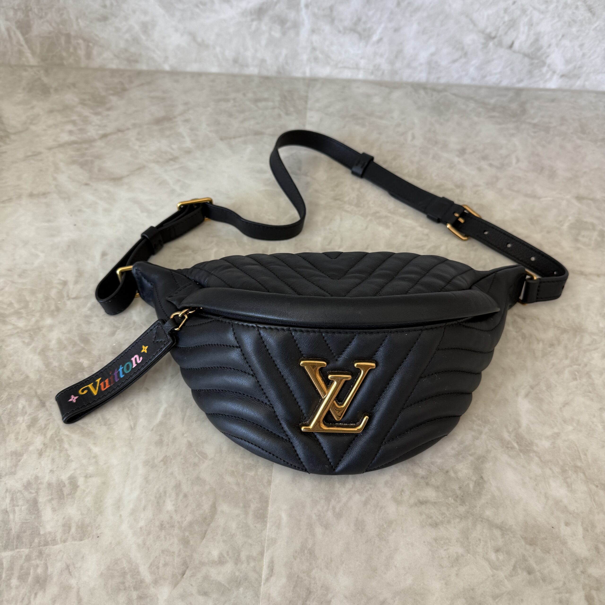 Louis Vutton Monogram New Wave Bumbag Black