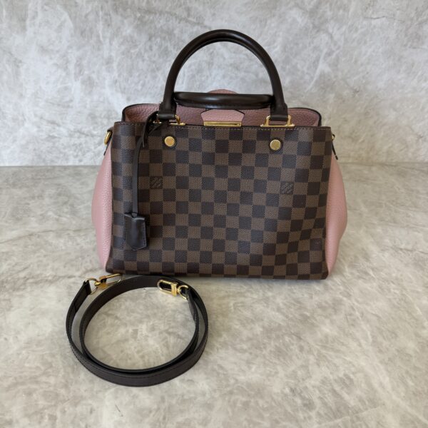 Louis Vuitton Damier Ebene Cuir Taurillon Brittany