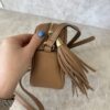 Gucci Calfskin Small Soho Disco Bag Beige
