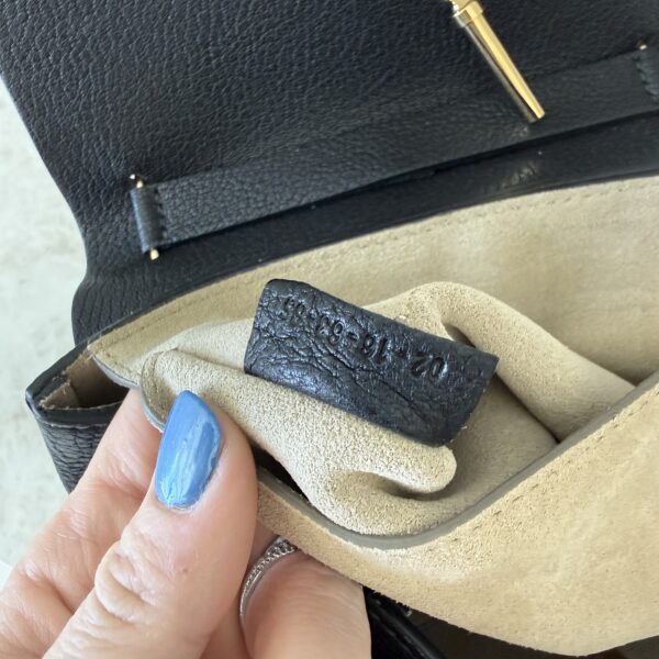 Chloe Grained Lambskin Drew Shoulder Bag Black