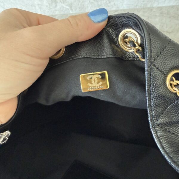 Chanel Caviar Quilted Medium Chanel 25 Handbag Black