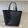 Saint Laurent (YSL) Calfskin Toy Shopping Tote Black