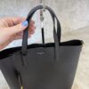 Saint Laurent (YSL) Calfskin Toy Shopping Tote Black